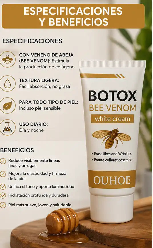 Crema Efecto Botox Venom® - Lifting Facial Instantáneo de Alta Resistencia