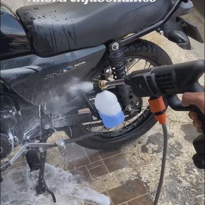 ¡LAVA TU AUTO COMO UN PROFESIONAL! Combo Hidrolavadora + Aspiradora (Sin Cables + 2 Baterías)